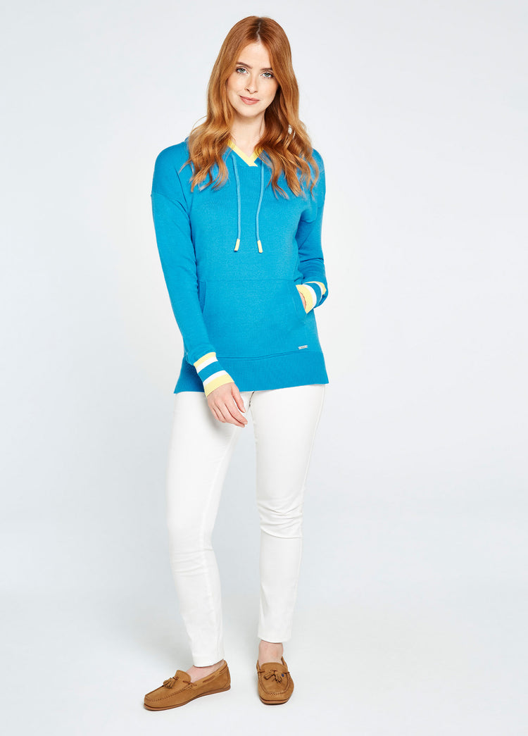 Adare Pullover Hoodie - Greek Blue