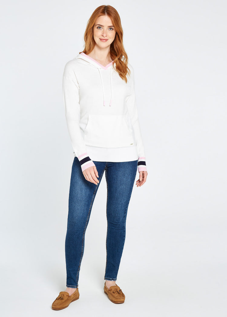 Adare Pullover Hoodie - White