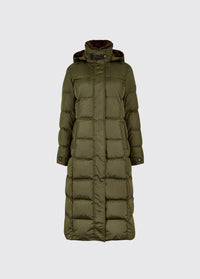 Aldborough Women's full length technical down jacket - Olive