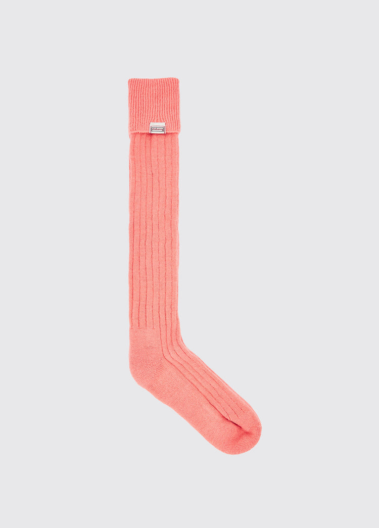 Alpaca Socks - Salmon