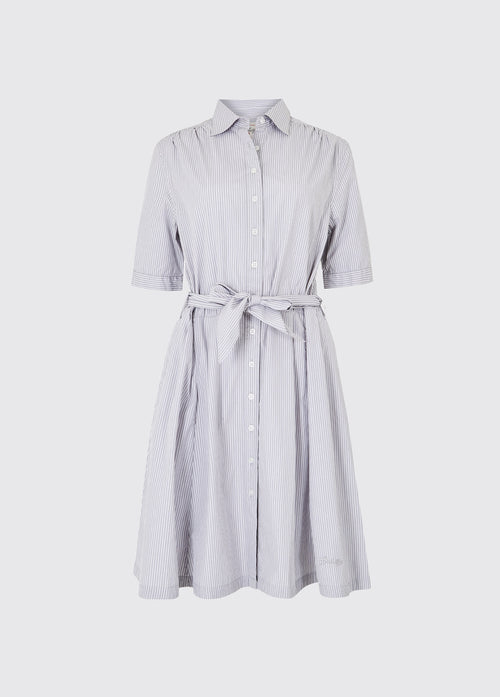 Begonia Ladies Shirt Dress - Platinum