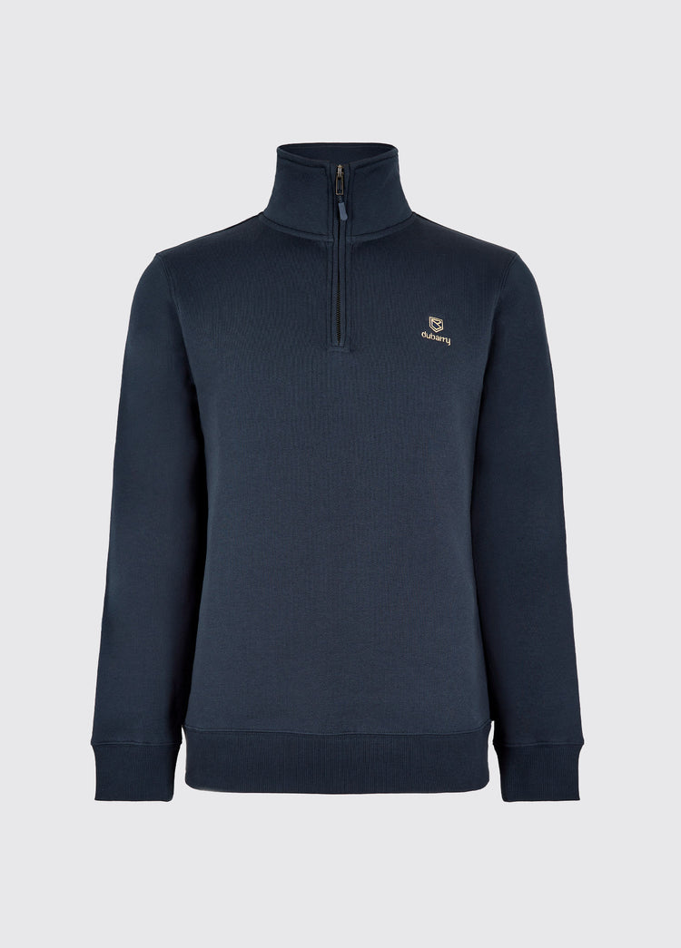 Boyce Men’s Zip Neck Sweater - Navy