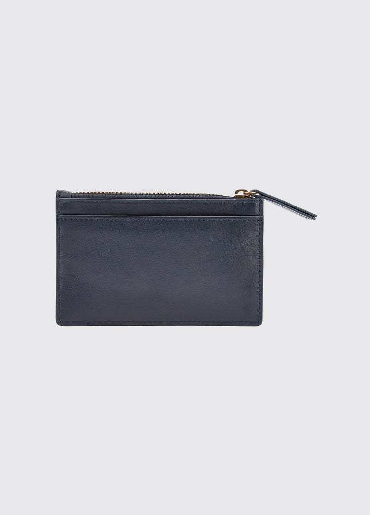 Broomhill Leather Cardholder - Navy