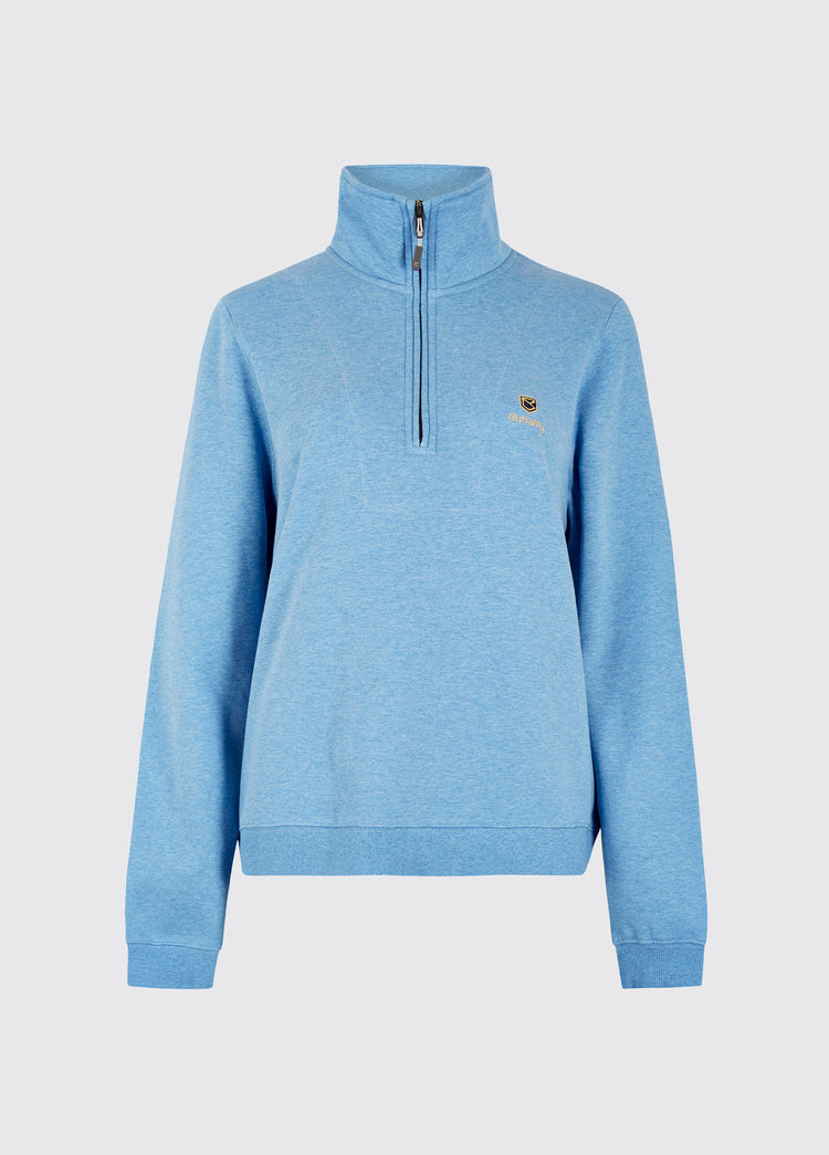 Castlemartyr Women's Quarter Zip Sweatshirt - Azure Blue