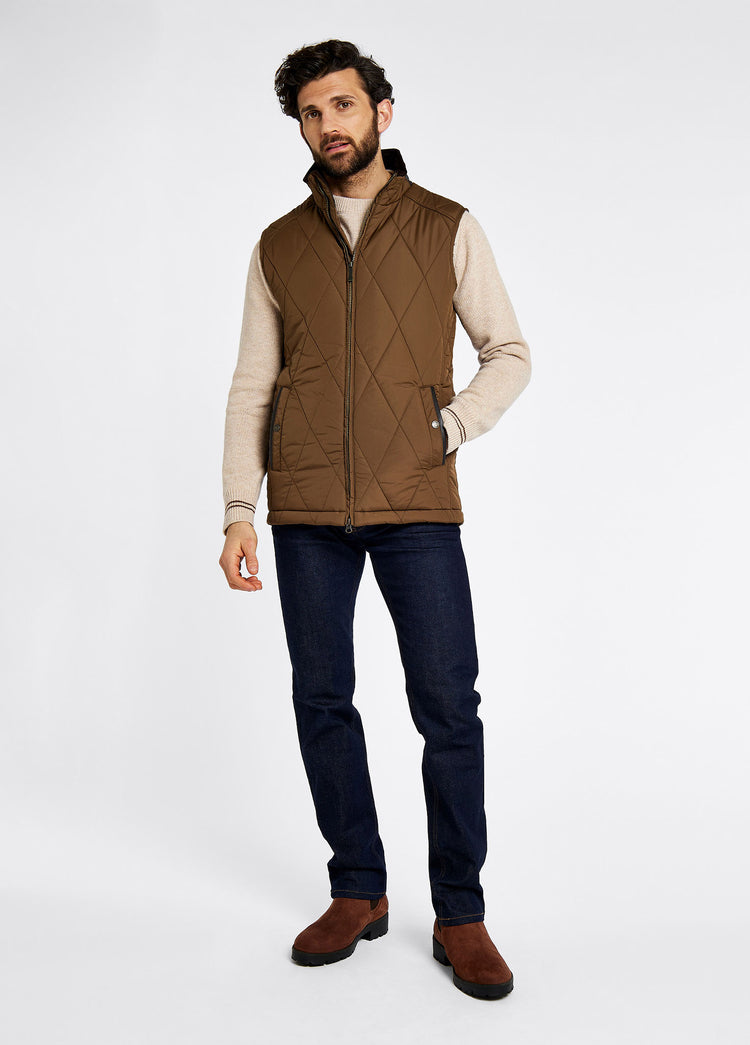 Colamber Men’s Quilted Gilet - Bronze