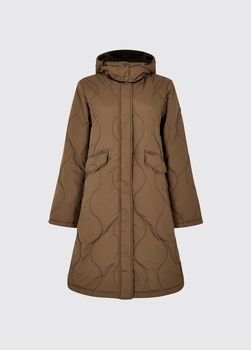 Corbett Ladies Quilted Coat - Bronze