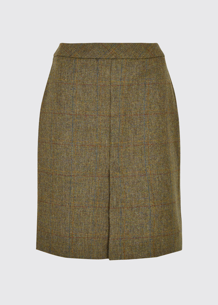 Dubarry women's Cornflower tweed pencil skirt is made with a streamlined shape in the colour burren.