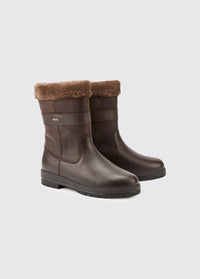 Foxrock Ladies Fur Lined County Boot - Mocha