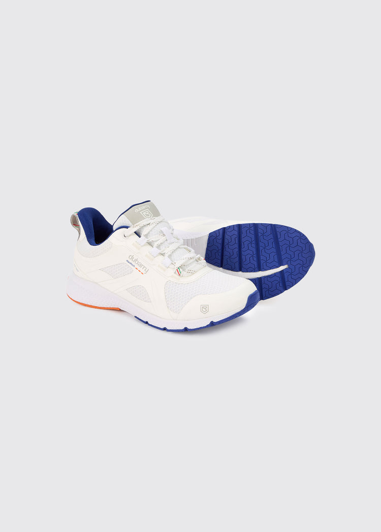 Cowes Men's waterproof trainer - White