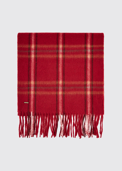 Cullen Wool Scarf - Ruby Red
