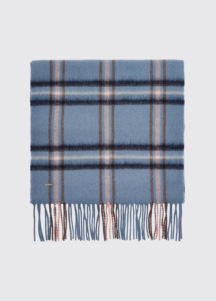 Cullen Wool Scarf - Slate Blue