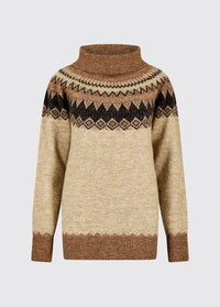 Devlin Women's Fair Isle pattern sweater - Oat Multi