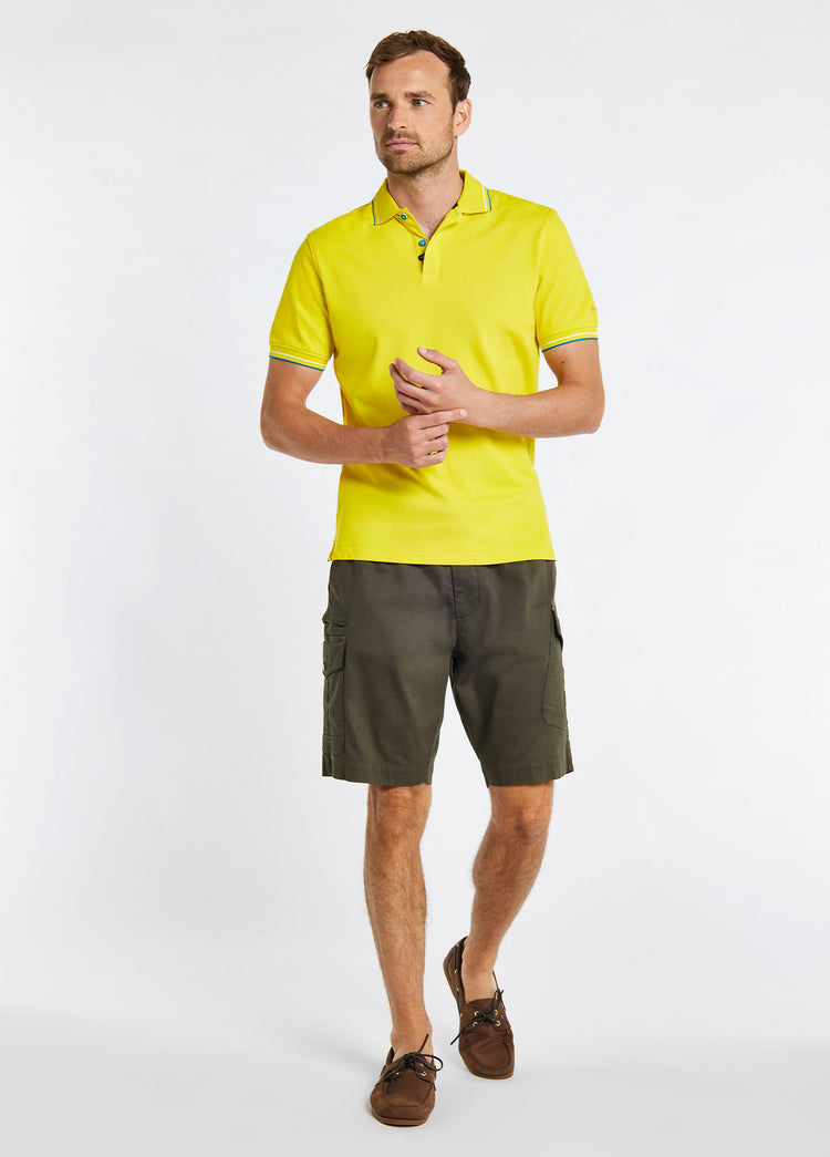 Gibbons Men's Polo Shirt - Lemon Yellow
