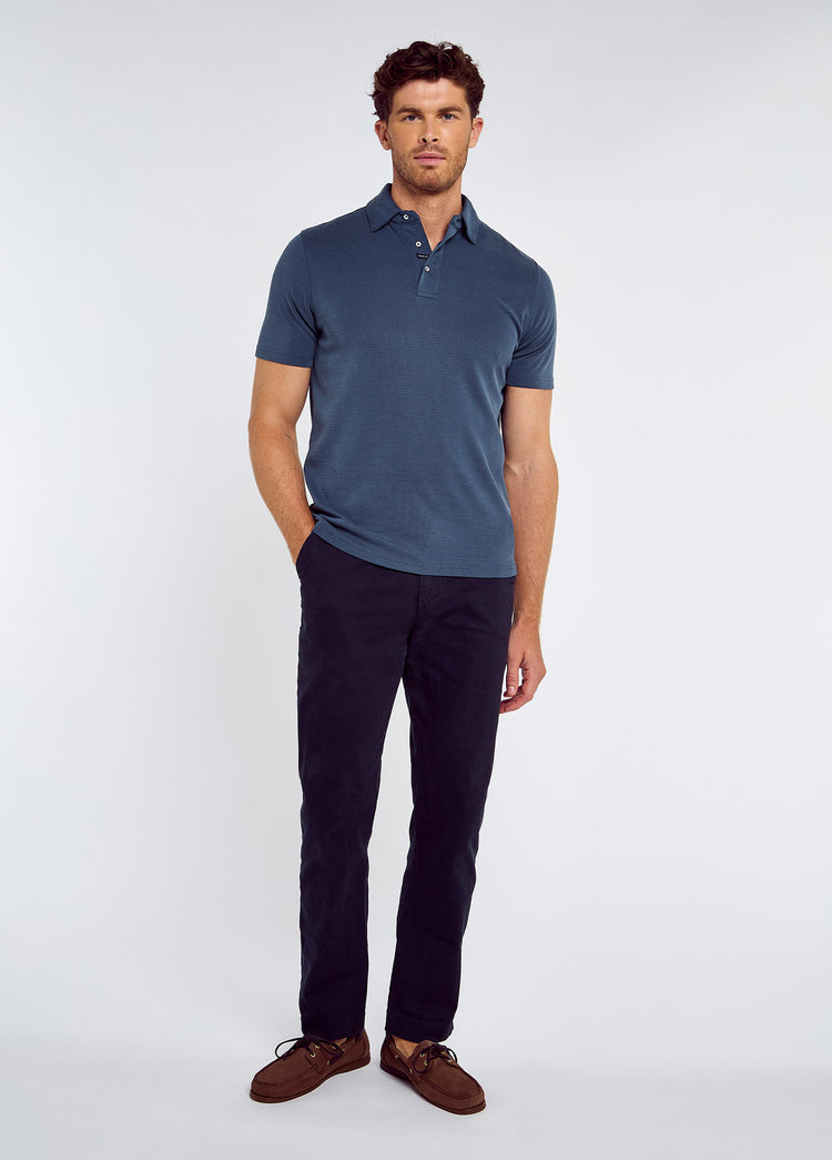 Gilligan Men’s Tencel™ Modal Polo - Atlantic