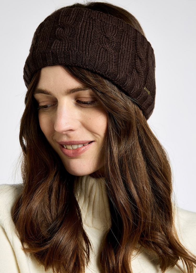 Gleeson Cable knit headband - Elk