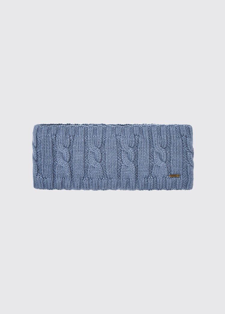 Gleeson Cable knit headband - Indigo