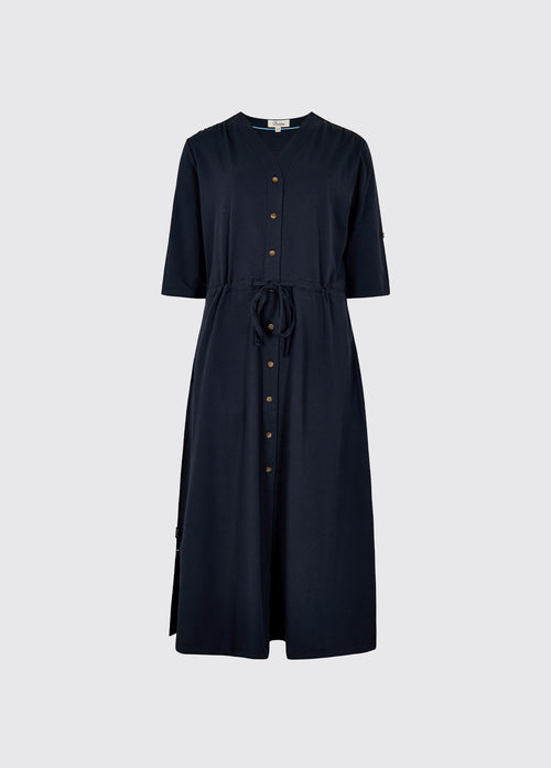 Hanlon Women’s Midi Length Shirt Dress - Navy