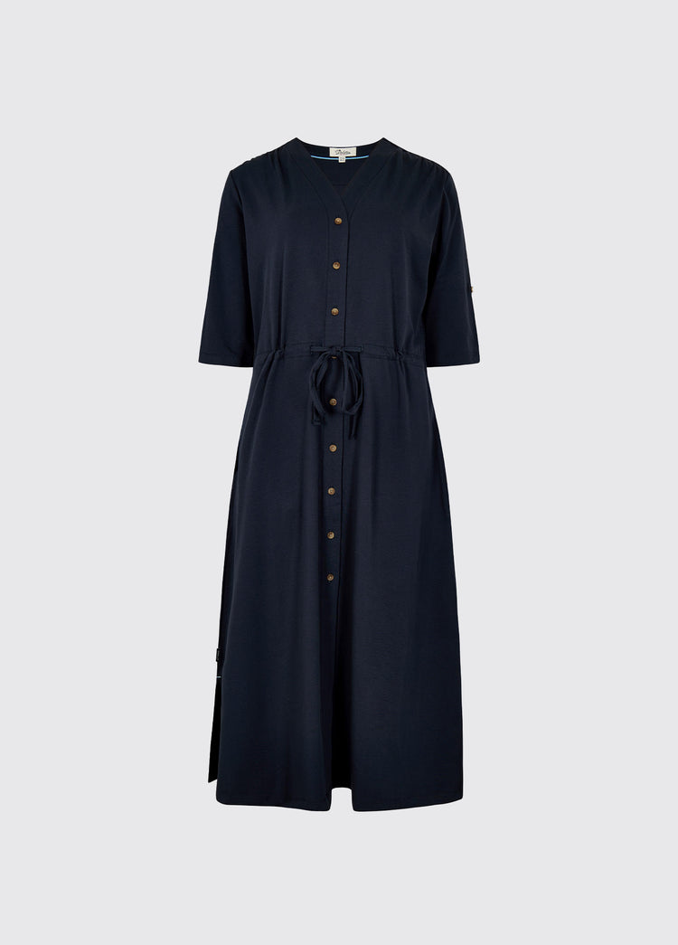Hanlon Women’s Midi Length Shirt Dress - Navy