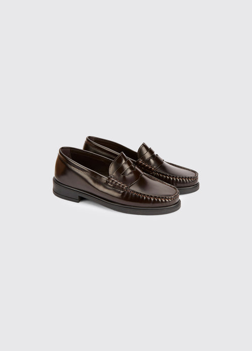 Harvard Ladies Casual Loafer- Mahogany