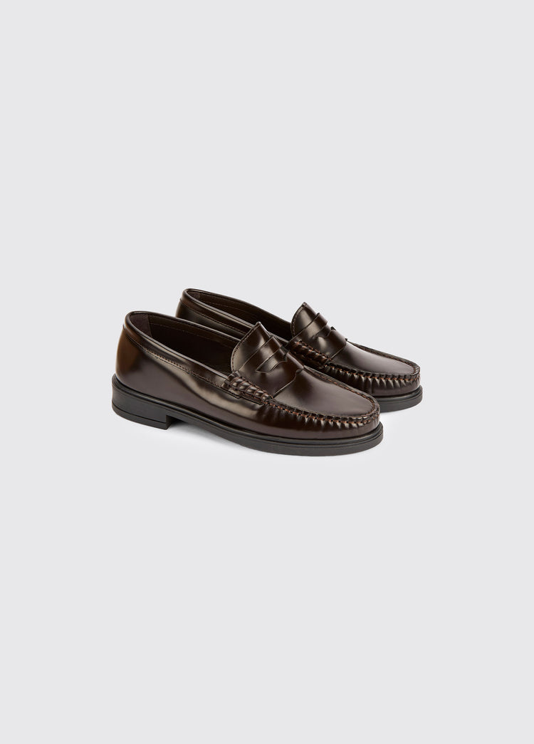 Harvard Ladies Casual Loafer- Mahogany
