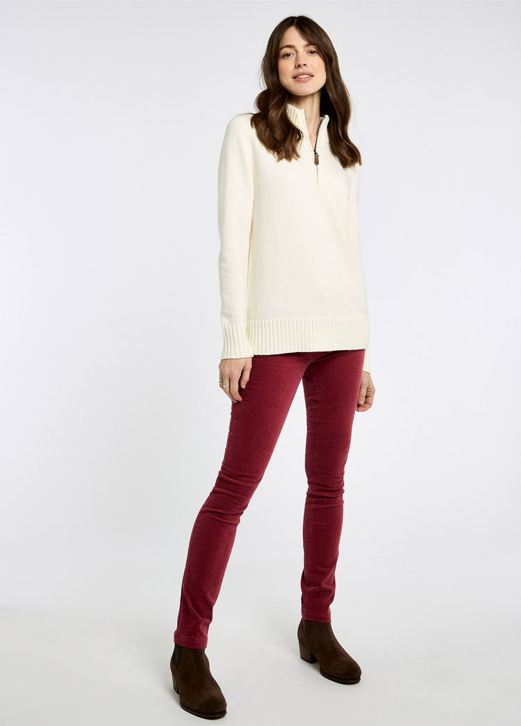 Honeysuckle Pincord Jeans - Cardinal