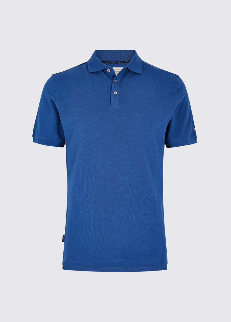 Jennings Men’s Cotton Pique Polo - Cobalt
