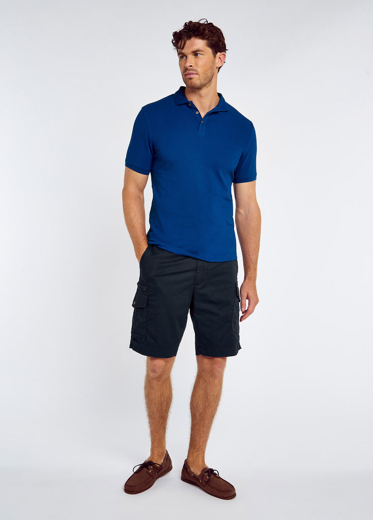 Jennings Men’s Cotton Pique Polo - Cobalt