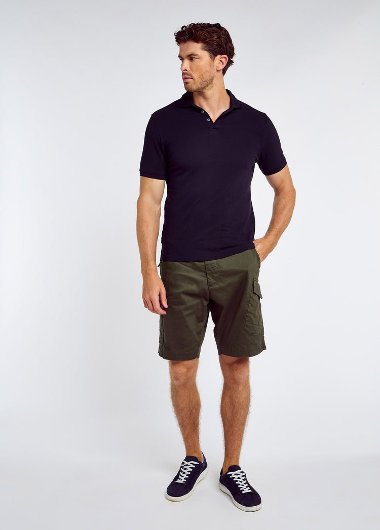 Jennings Men’s Cotton Pique Polo - Navy