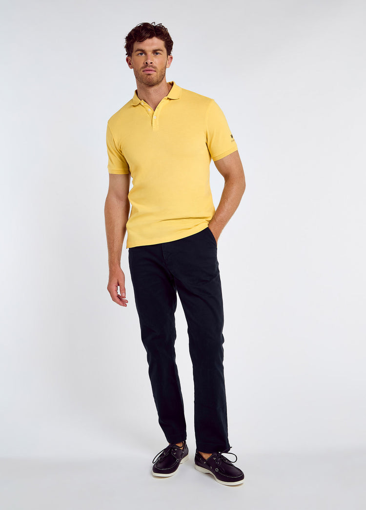Jennings Men’s Cotton Pique Polo - Primrose