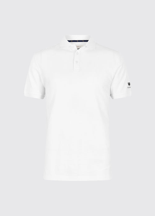 Jennings Men’s Cotton Pique Polo - White