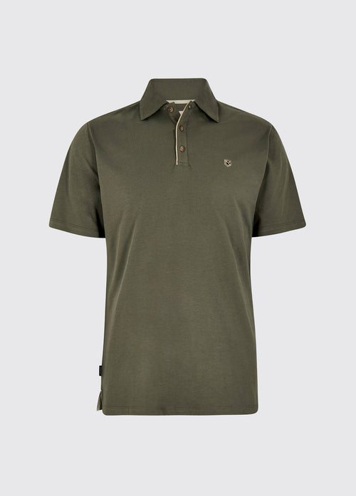 Kilmurray Men’s Three-Button Polo - Kelp