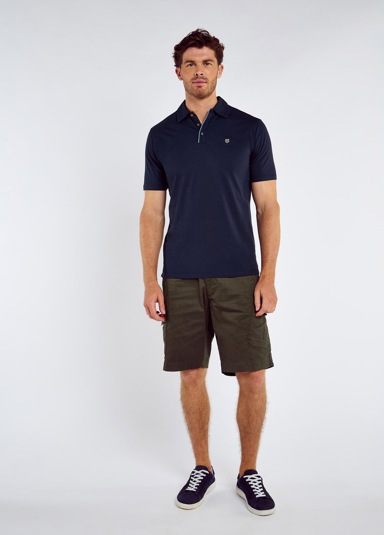 Kilmurray Men’s Three-Button Polo - Navy