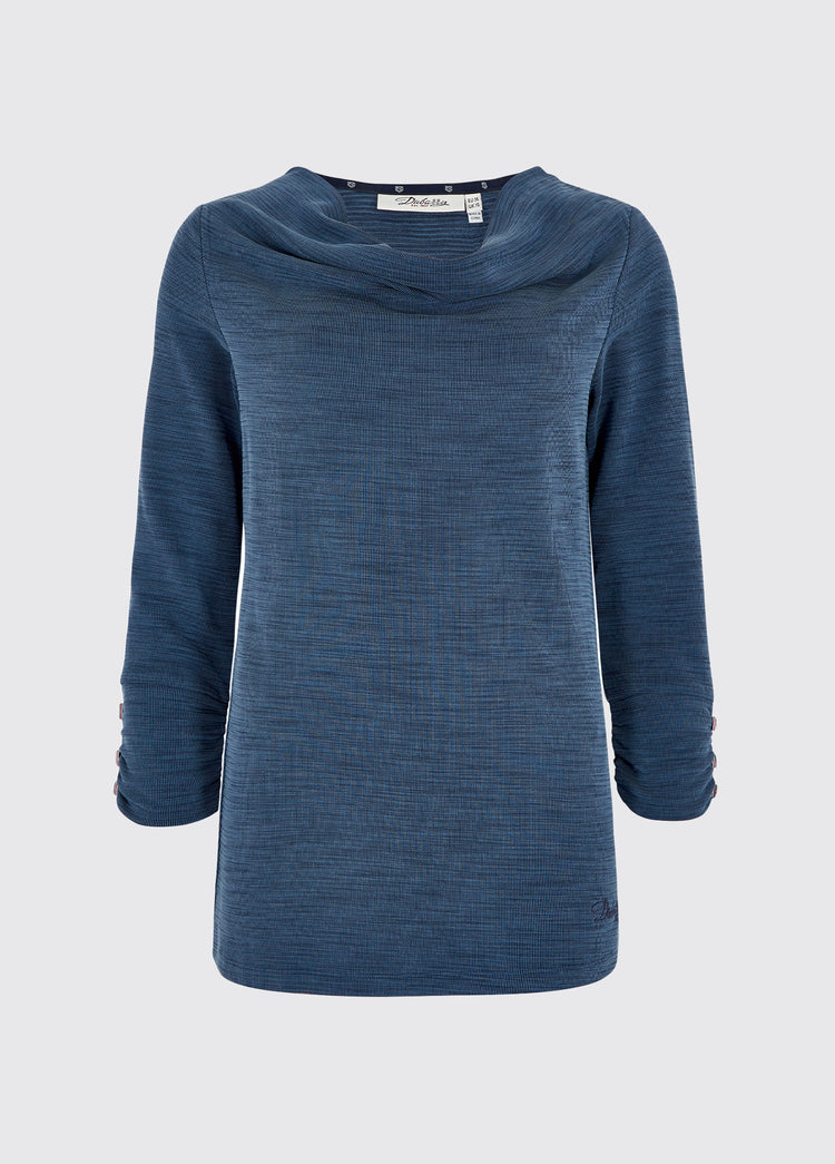 Hillgrove cowl neck top - Navy
