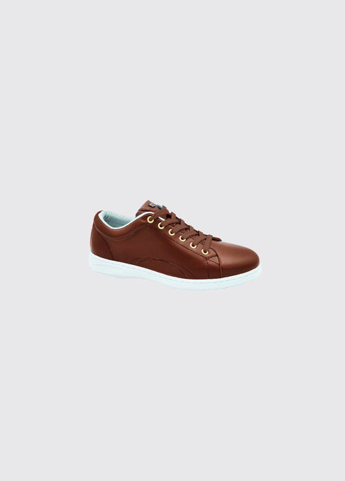 Rochelle Leather Trainer - Brown