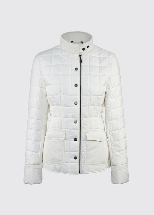 Carra Womens Quilted Jacket - Sail White