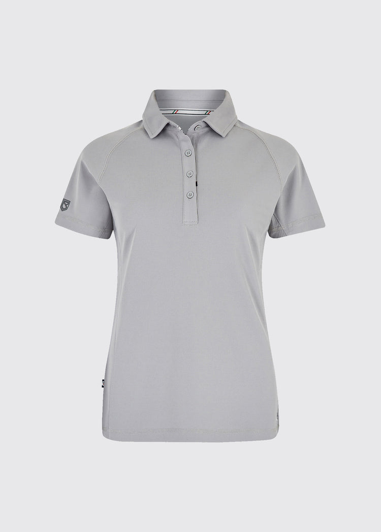 Riviera Women's Technical Polo - Platinum