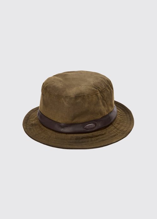 Macreddin Wax bucket hat - Olive