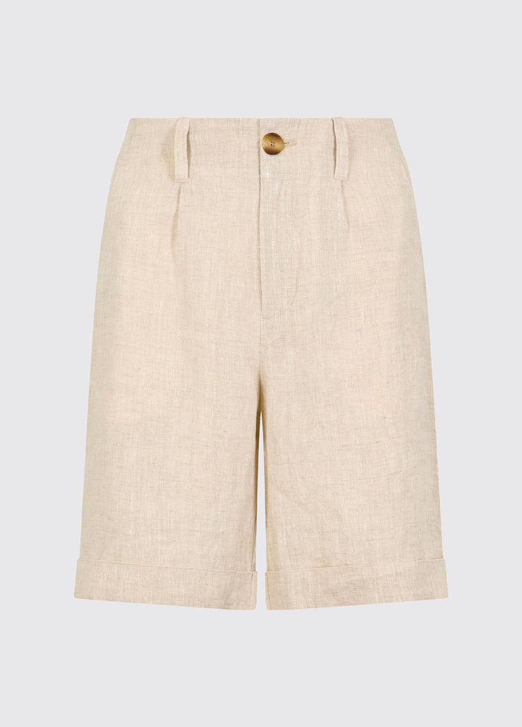 Maryland Women’s Linen Shorts - Oatmeal