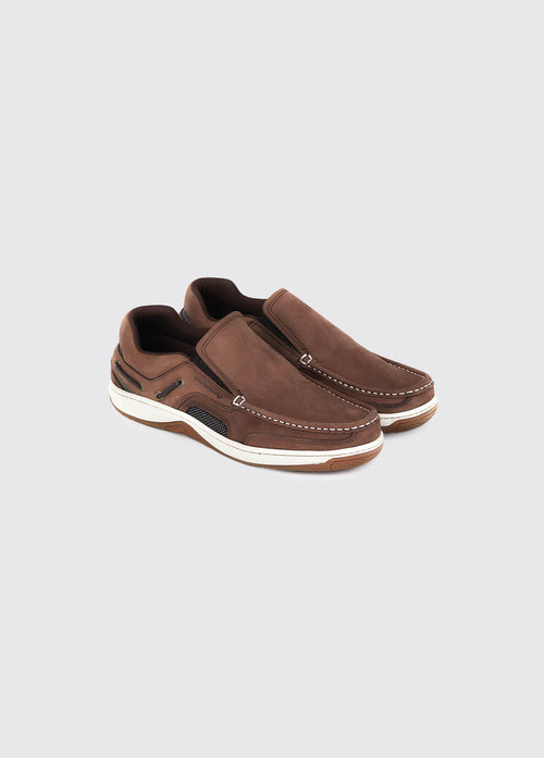 Yacht Men's Slip-On Deck Shoe - Donkey Brown