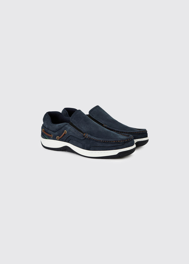 Yacht Men's Slip-On Deck Shoe - Midnight Blue