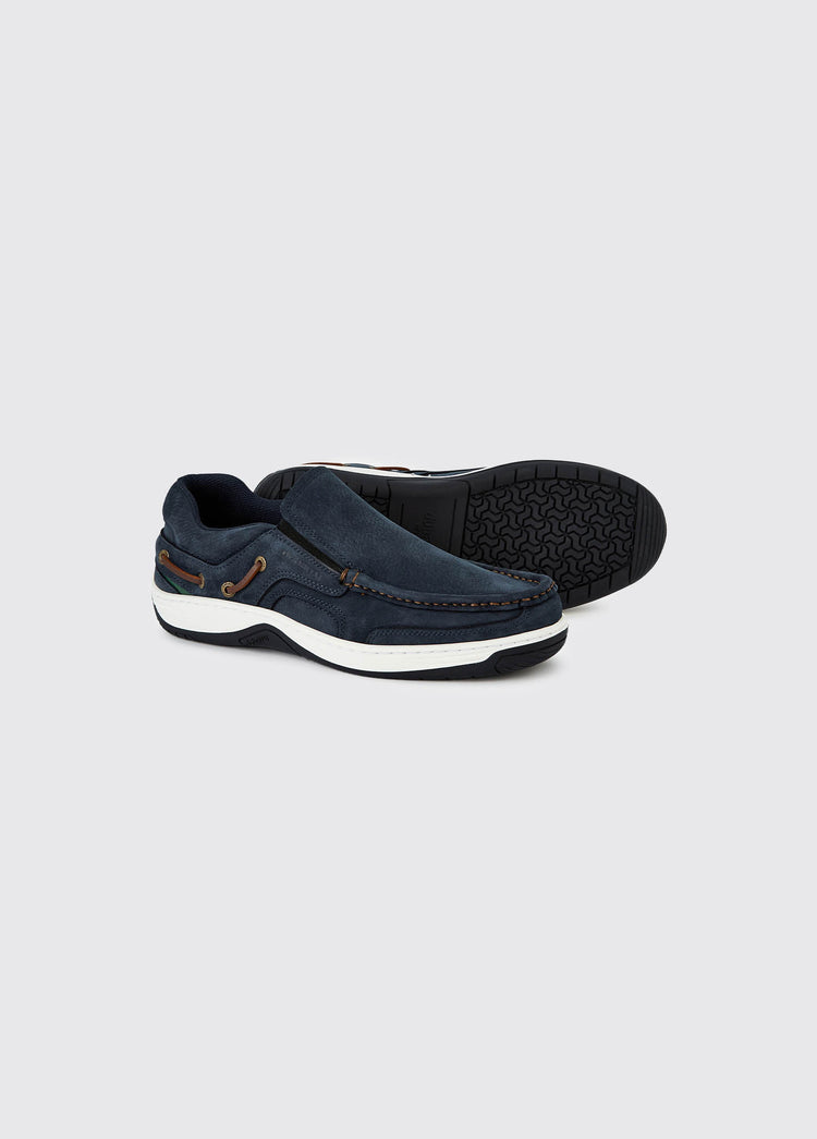 Yacht Men's Slip-On Deck Shoe - Midnight Blue