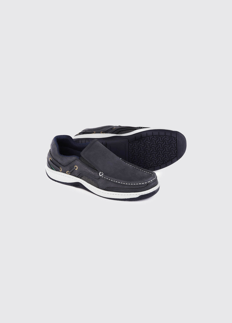 Yacht Men's Slip-On Deck Shoe - Navy