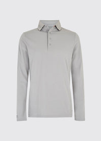 Freshford Mens Long-sleeved Polo - Platinum