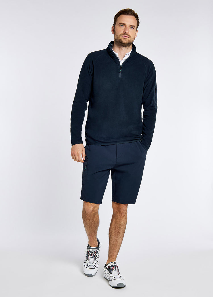 Valencia Mens Quarter-zip Fleece - Navy
