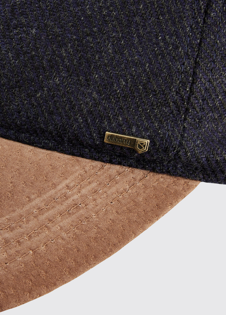 Dowd Mens Tweed Cap - Navy