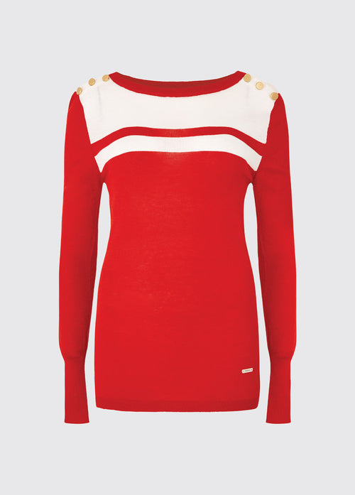 Milford Ladies Sweater - Poppy