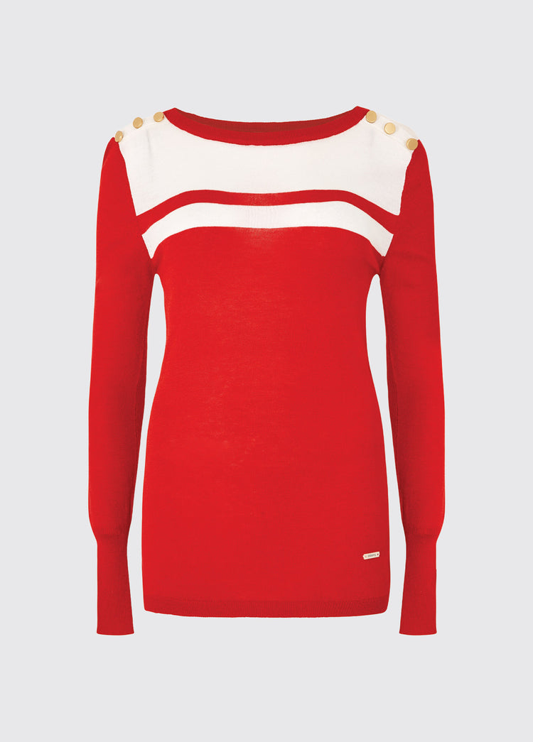 Milford Ladies Sweater - Poppy