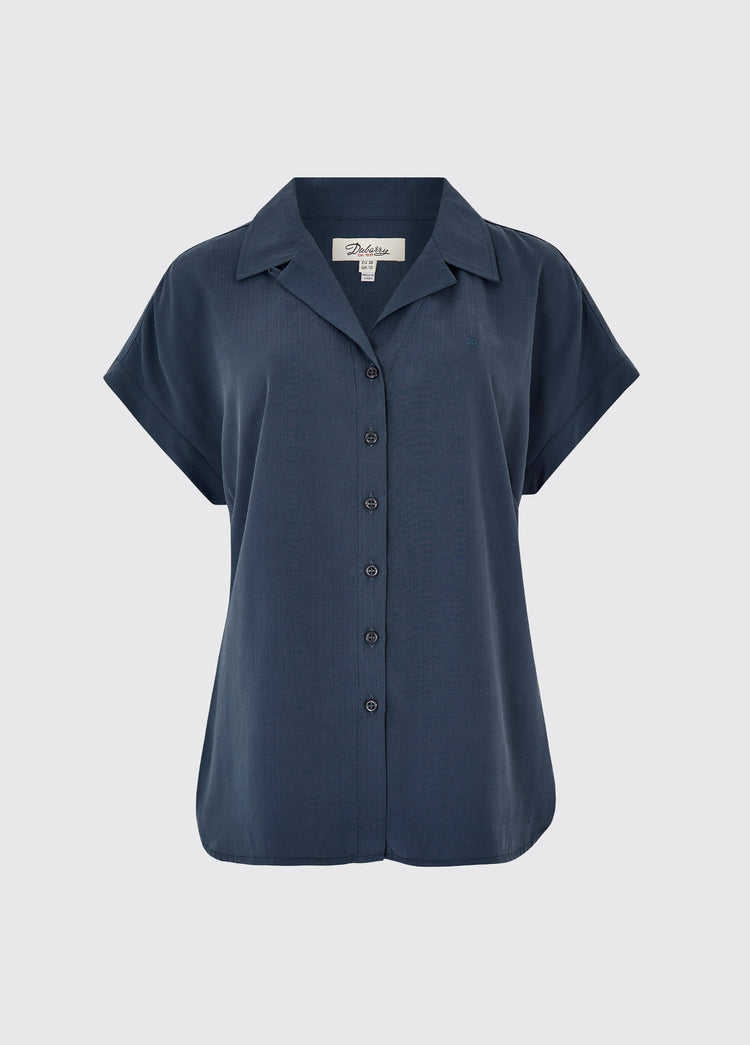 Moyvalley Ladies cap sleeve shirt - Navy