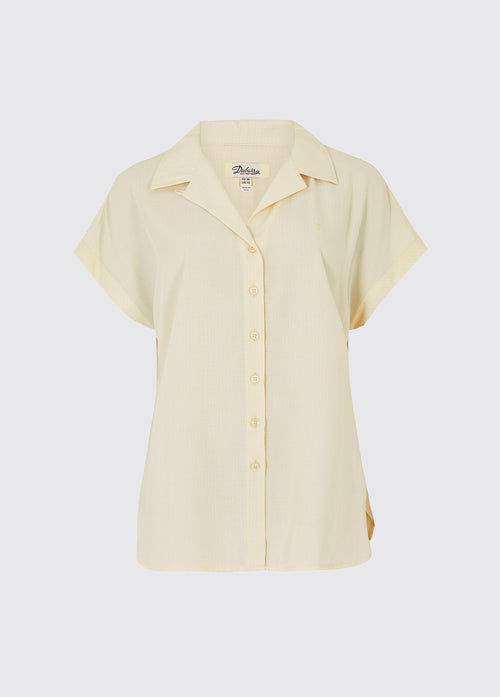 Moyvalley Ladies cap sleeve shirt - Stone