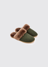 Mullingar Women’s mule slippers - Olive